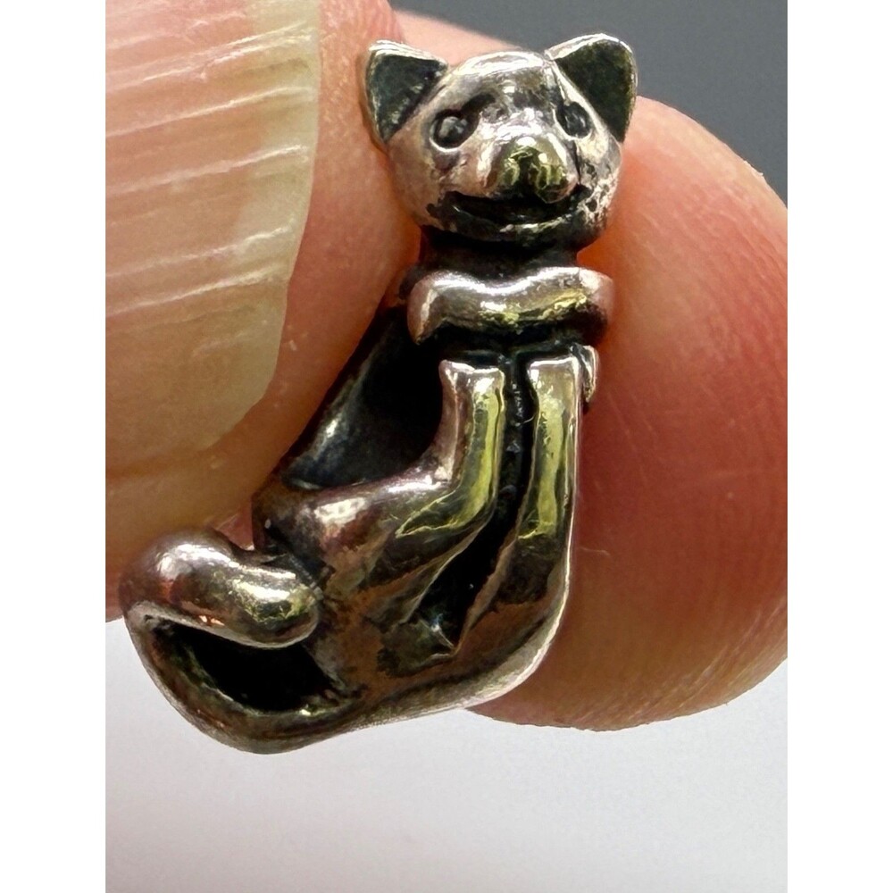 Trollbeads Big Cat 925 Sterling Silver Charm Bead LAA
